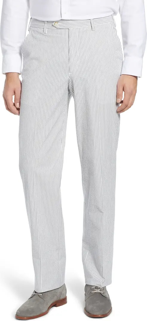 Berle Flat Front Seersucker Pants | Nordstrom | Nordstrom
