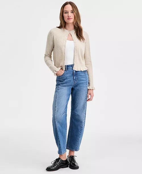 On 34th Women's Ruffle-Hem Cardigan, Macy's Exclusive - Macy's | Macy's
