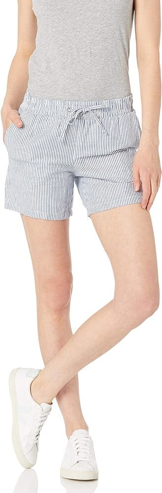 Amazon Essentials Women's 5" Inseam Drawstring Linen Blend Short (Available in Plus Size) | Amazon (US)