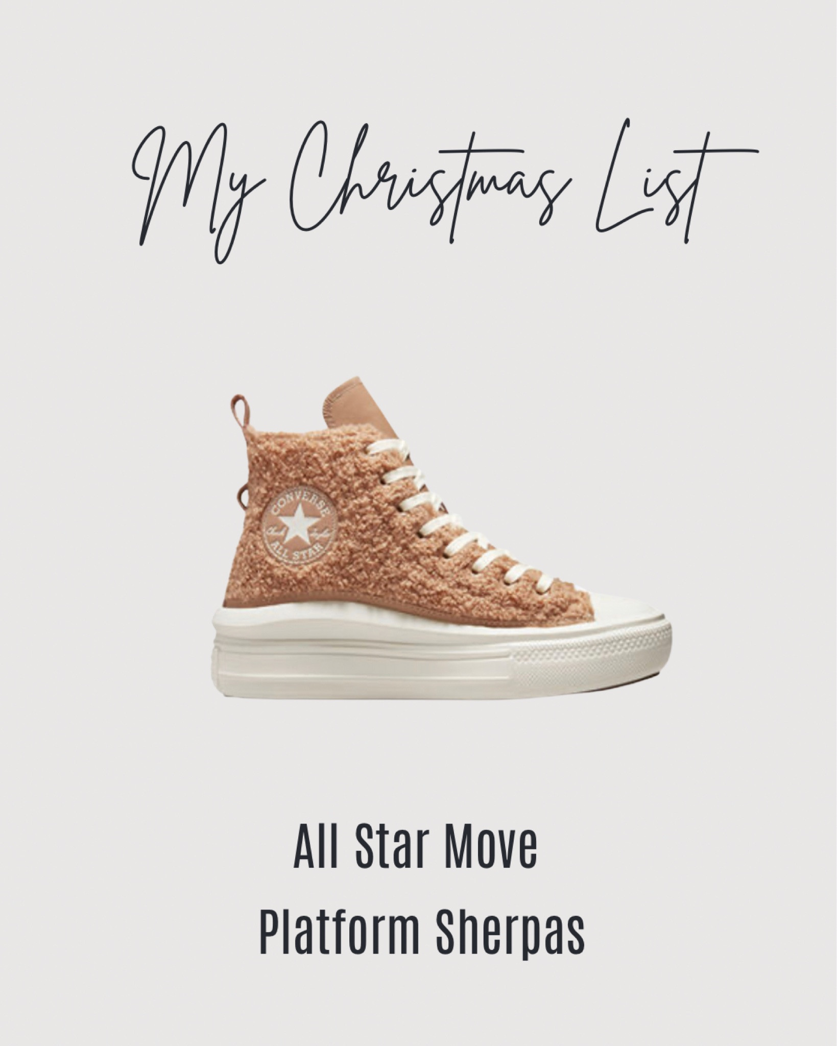 Christmas list for women - Sherpa converse shoes on sale

#LTKGiftGuide #LTKshoecrush #LTKHoliday