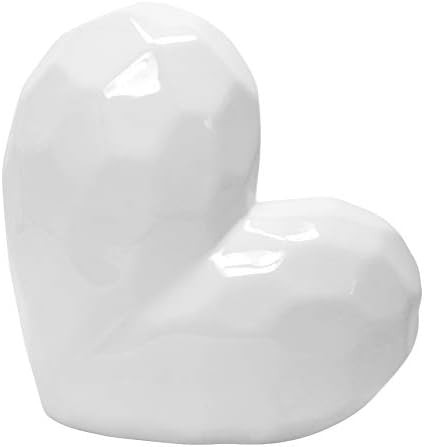 Sagebrook Home 13216-05 White Ceramic Heart, 11" | Amazon (US)