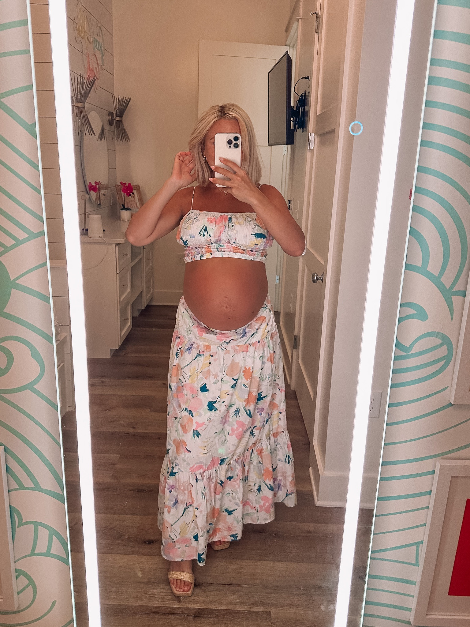 Wearing a medium in this Abercrombie top & skirt for #resortstyle 

#LTKunder100 #LTKbump #LTKtravel