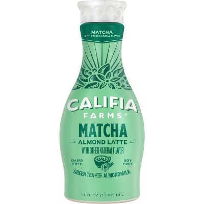 Califia Farms Matcha Almond Latte - 48 fl oz | Target
