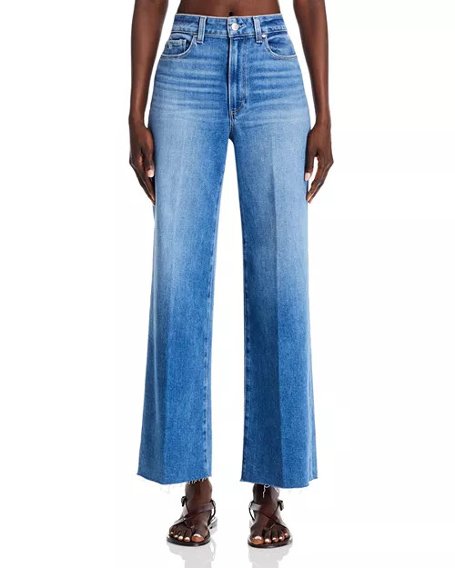 Anessa 31 High Rise Raw Hem Jeans | Bloomingdale's (US)