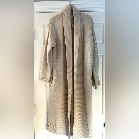 GAP Cream Long Cozy Knit Cardigan | Poshmark