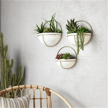 Isley Modern Wall Planters (Set of 3) | Walmart (US)