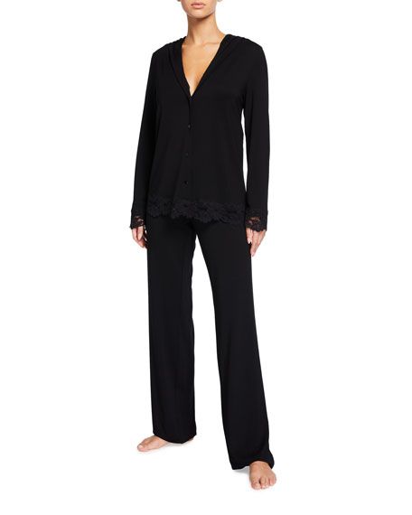 La Perla Tres Souple Jersey Pajama Set | Neiman Marcus