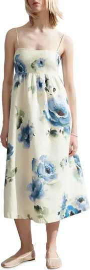 & Other Stories Floral Midi Dress | Nordstrom | Nordstrom