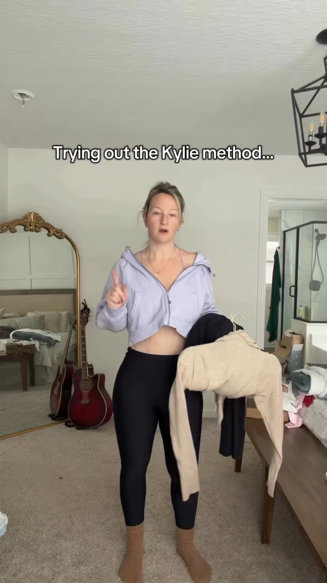 Trying the sociallykylie method today while it’s day three of being snowed in! This big winter snow storm has definitely made its impact! Outfit is always listed on my LTK (find it on my bio!) #momlife #OOTD #kylieperkins #MentalHealth #selfcare
