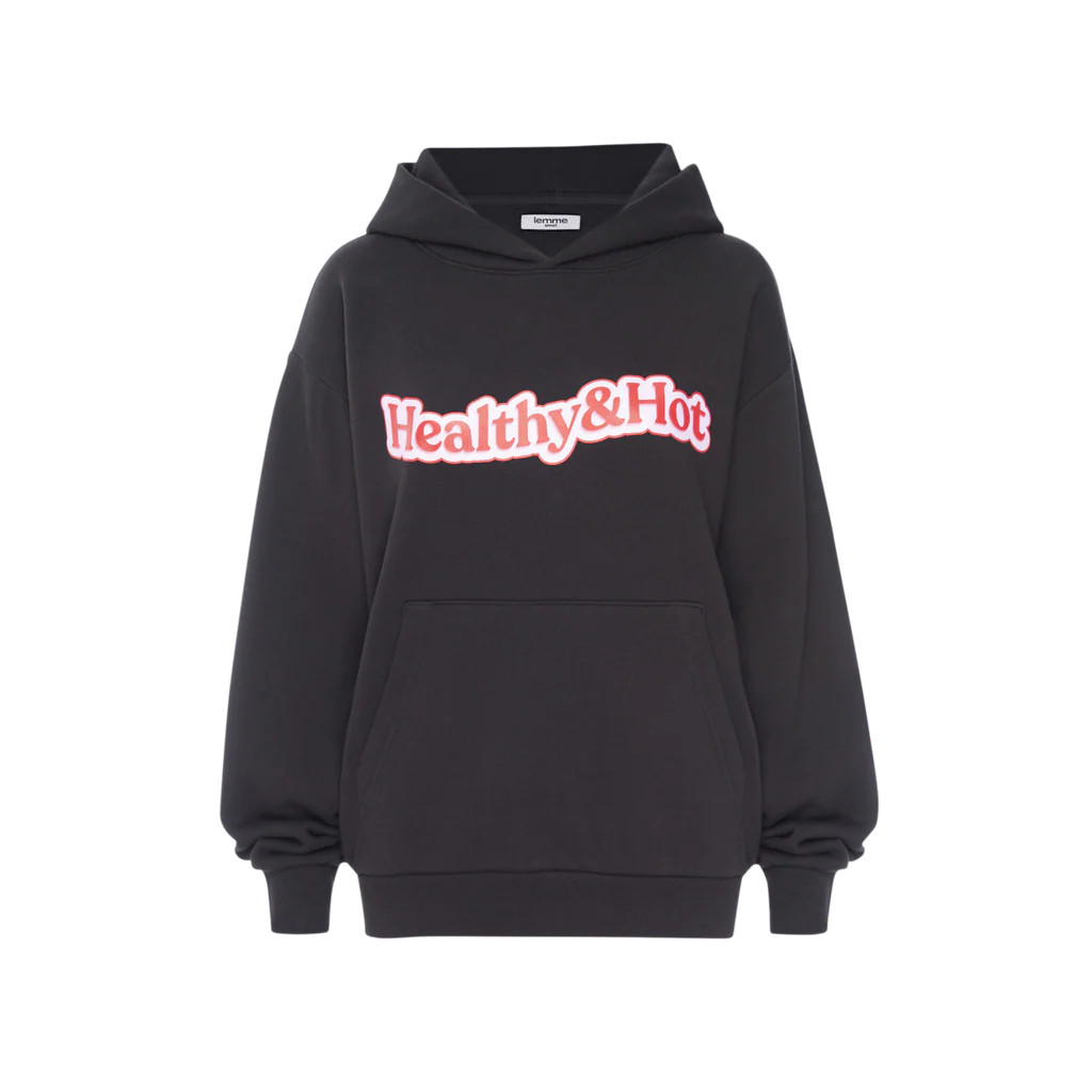 Lemme Black Healthy & Hot Hoodie | Lemme