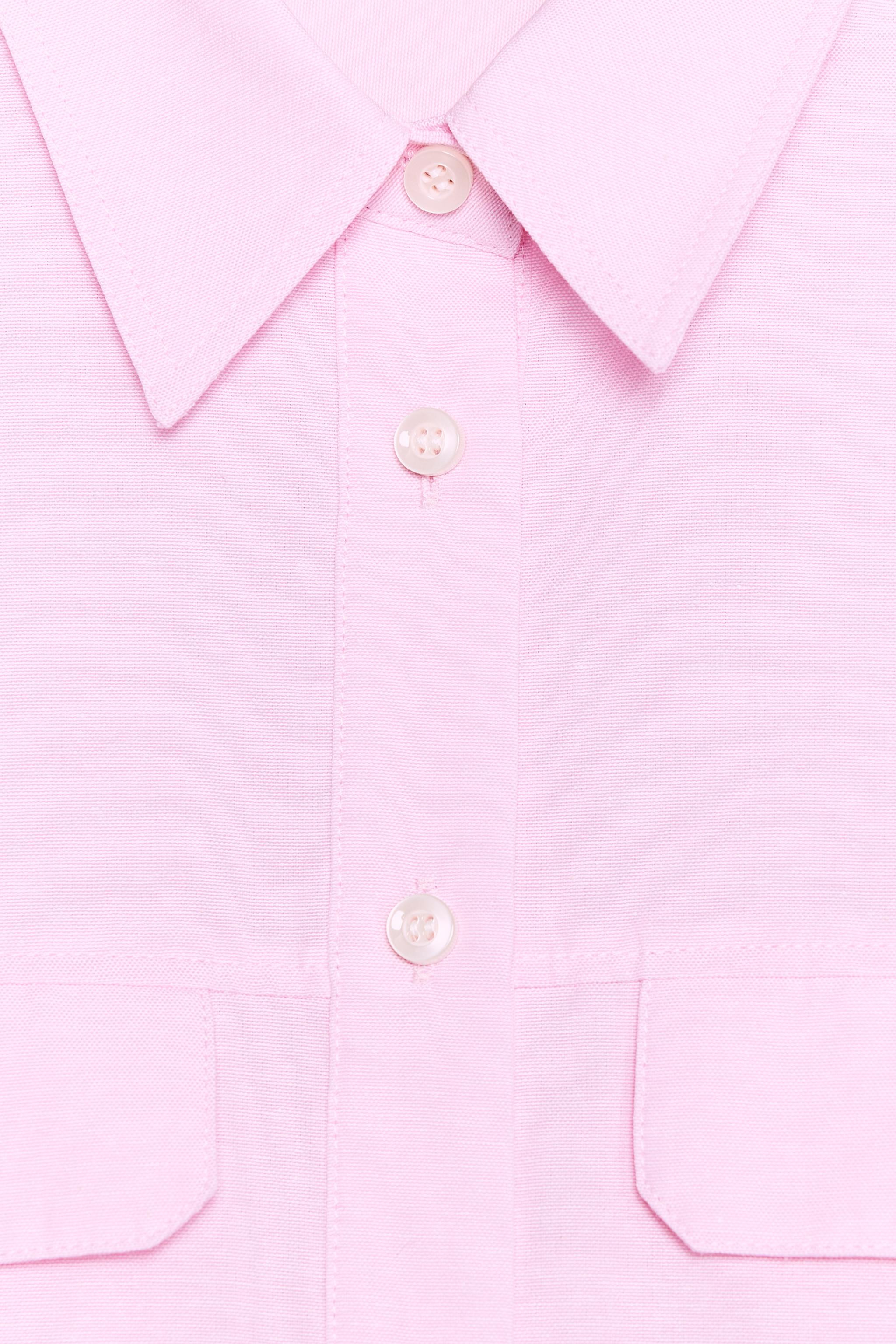 SHORT OXFORD SHIRT Pink Light blue | Zara UK