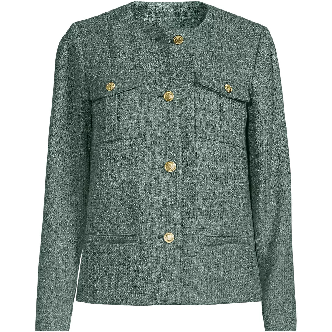 Women's Tweed Jacket | Lands' End (US)