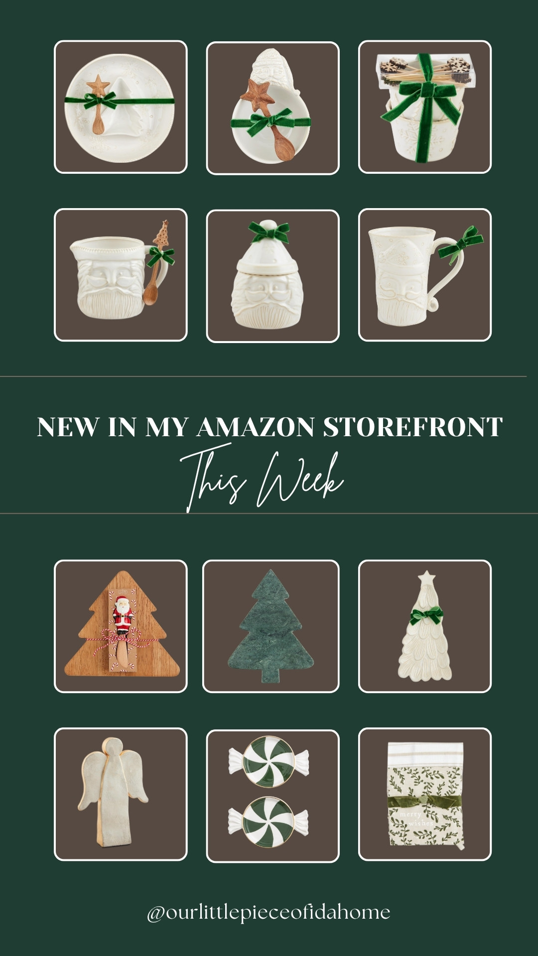  New additions to my Amazon storefront this week. Loving all these Christmas decor pieces- affordable too !

 

#LTKSeasonal #LTKGiftGuide #LTKHome