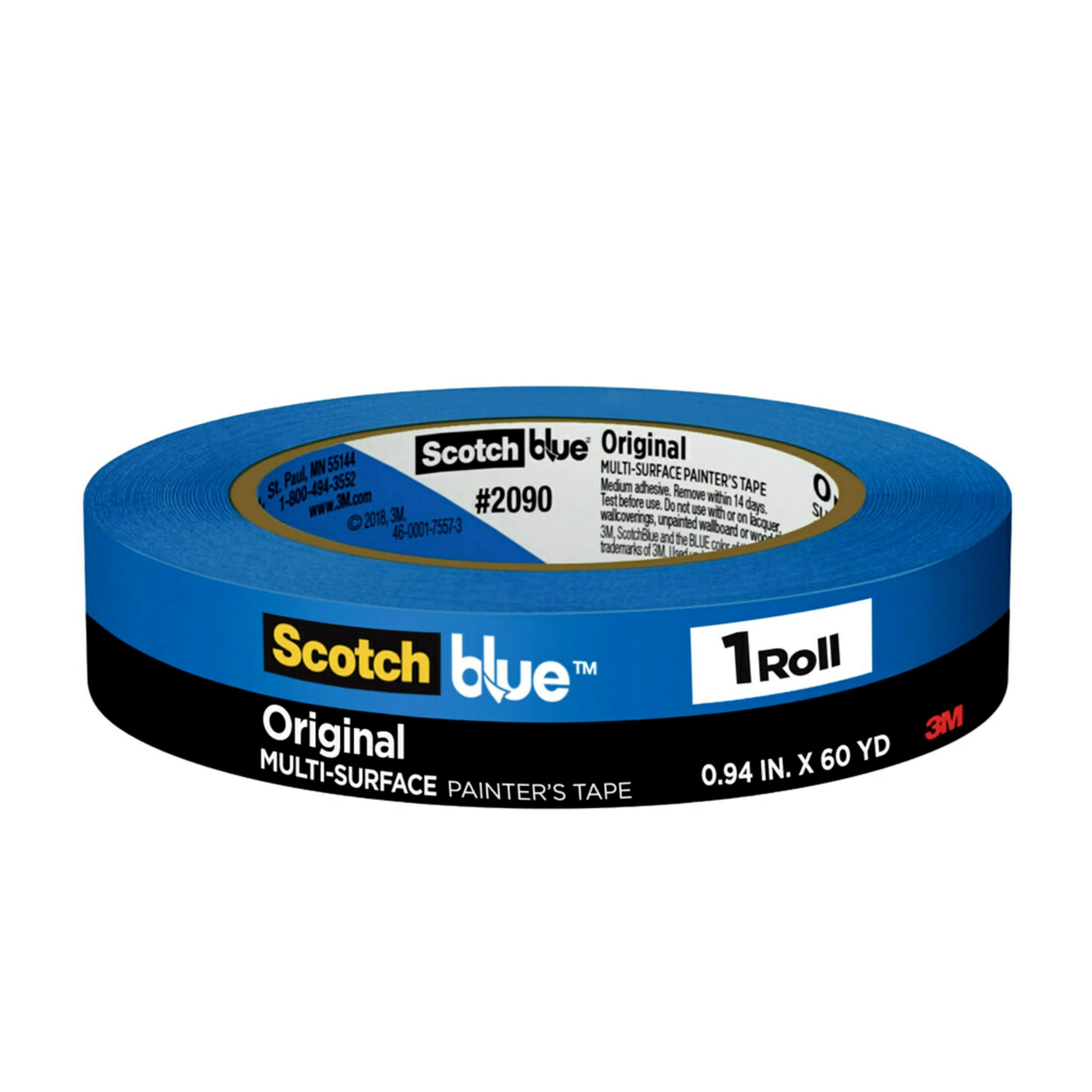 3M Scotch 2090 Blue Painters Tape: 1 in. x 60 yds. (Blue) | Amazon (US)