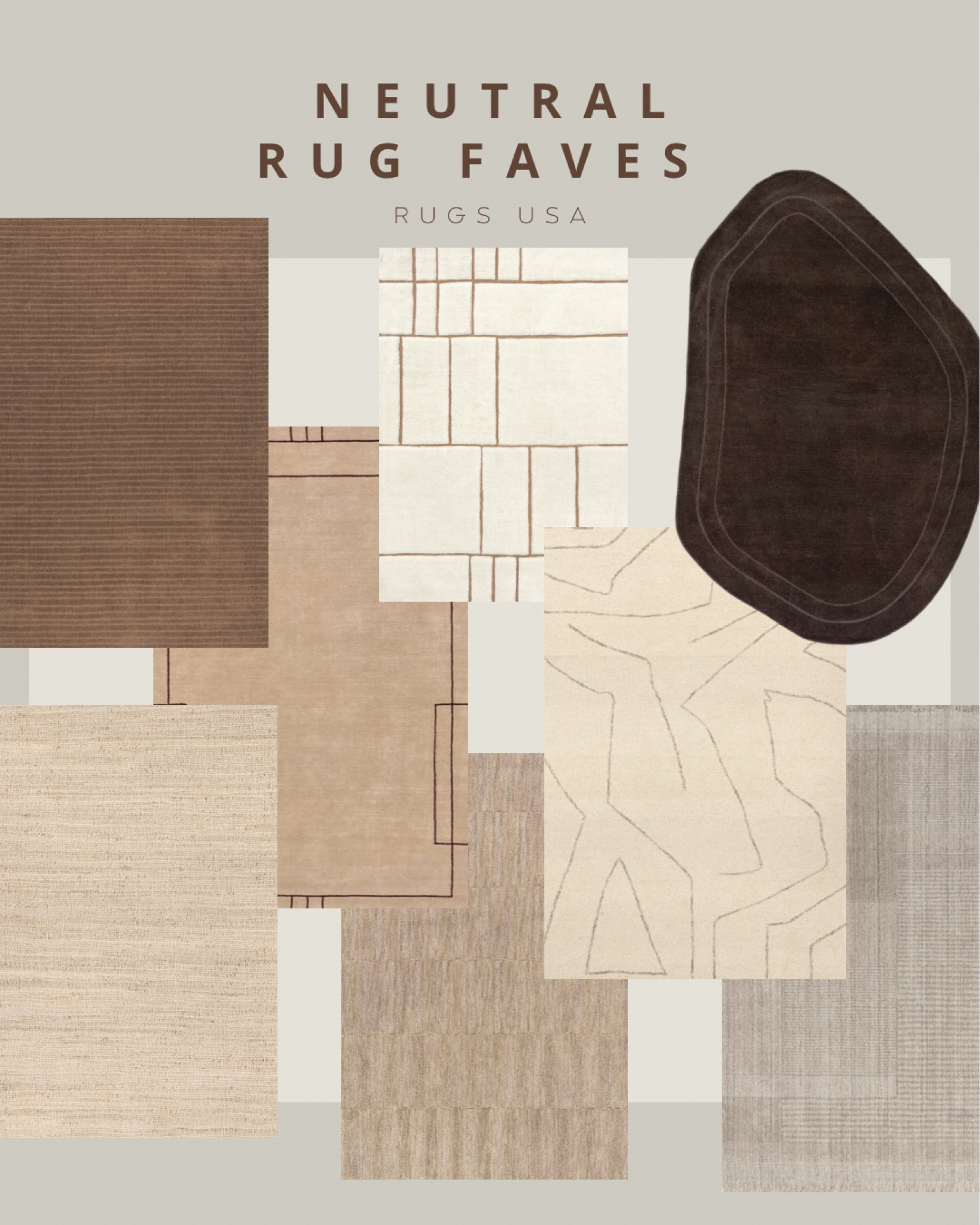 Rugs USA’s rugs are a viiiiibe & a half!! I’d put any of these in any area of my home to give a cozy, textural, neutral look 🤎

Today is the last day to use CYBERWEEK for 30% off!! 

#LTKHoliday #LTKHome