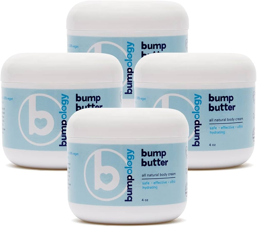 Bumpology Bump Butter Stretch Mark Moisturize Cream | 2-in-1 All Natural Belly Cream for Pregnanc... | Amazon (US)