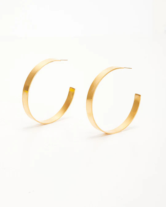 Roxie Flat Hoop Earrings | VICI
