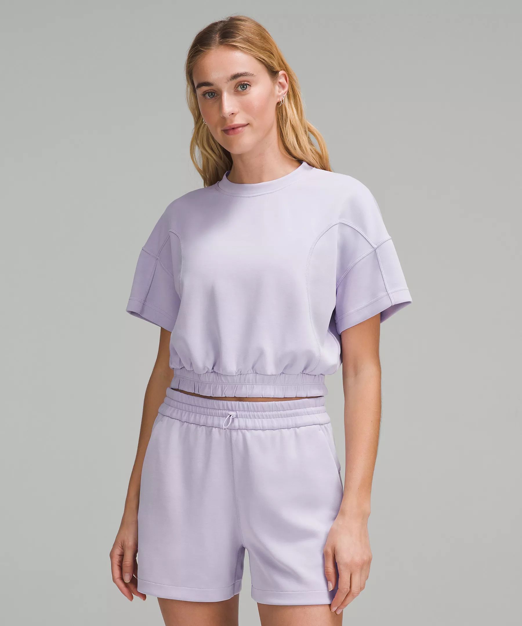 Softstreme Gathered T-Shirt | Women's Short Sleeve Shirts & Tee's | lululemon | Lululemon (US)