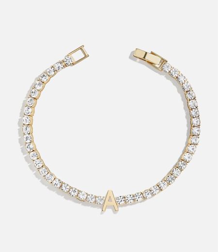 Initial tennis bracelet by BaubleBar! Perfect for a gift! Dress it up or wear it everyday! Under $50! 

#LTKwedding #LTKunder50 #LTKGiftGuide