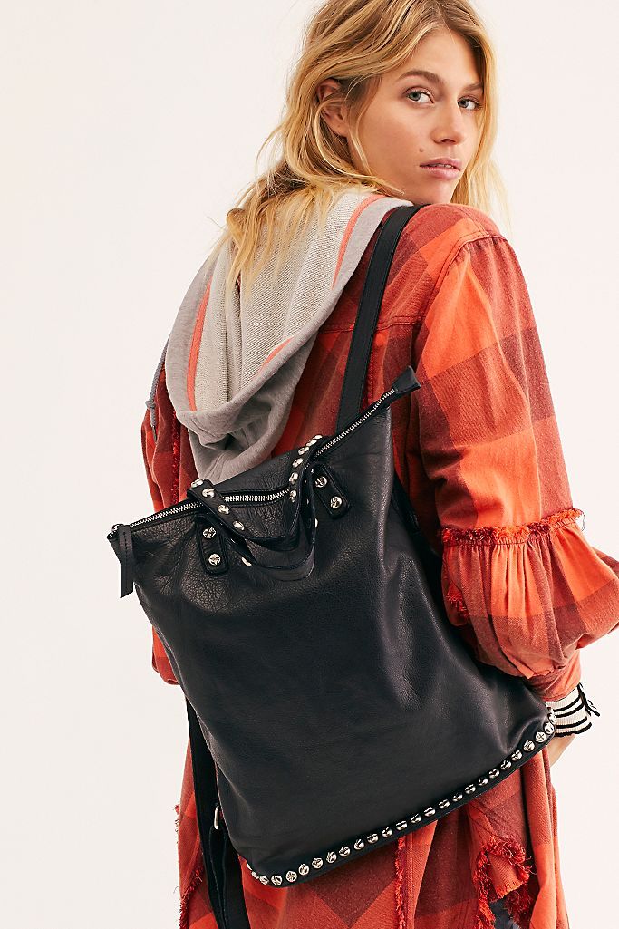 Ellie Leather Studded Backpack | Free People (Global - UK&FR Excluded)