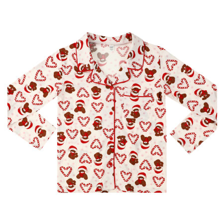 Long-Sleeve Christmas Pajama Shirt With Pocket | Five Below