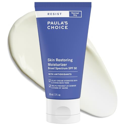 Paula's Choice RESIST Skin Restoring Moisturizer SPF 50, UVA & UVB Protection, Shea Butter & Niacinamide, Anti-Aging Sunscreen for Dry Skin, 2oz | Amazon (US)