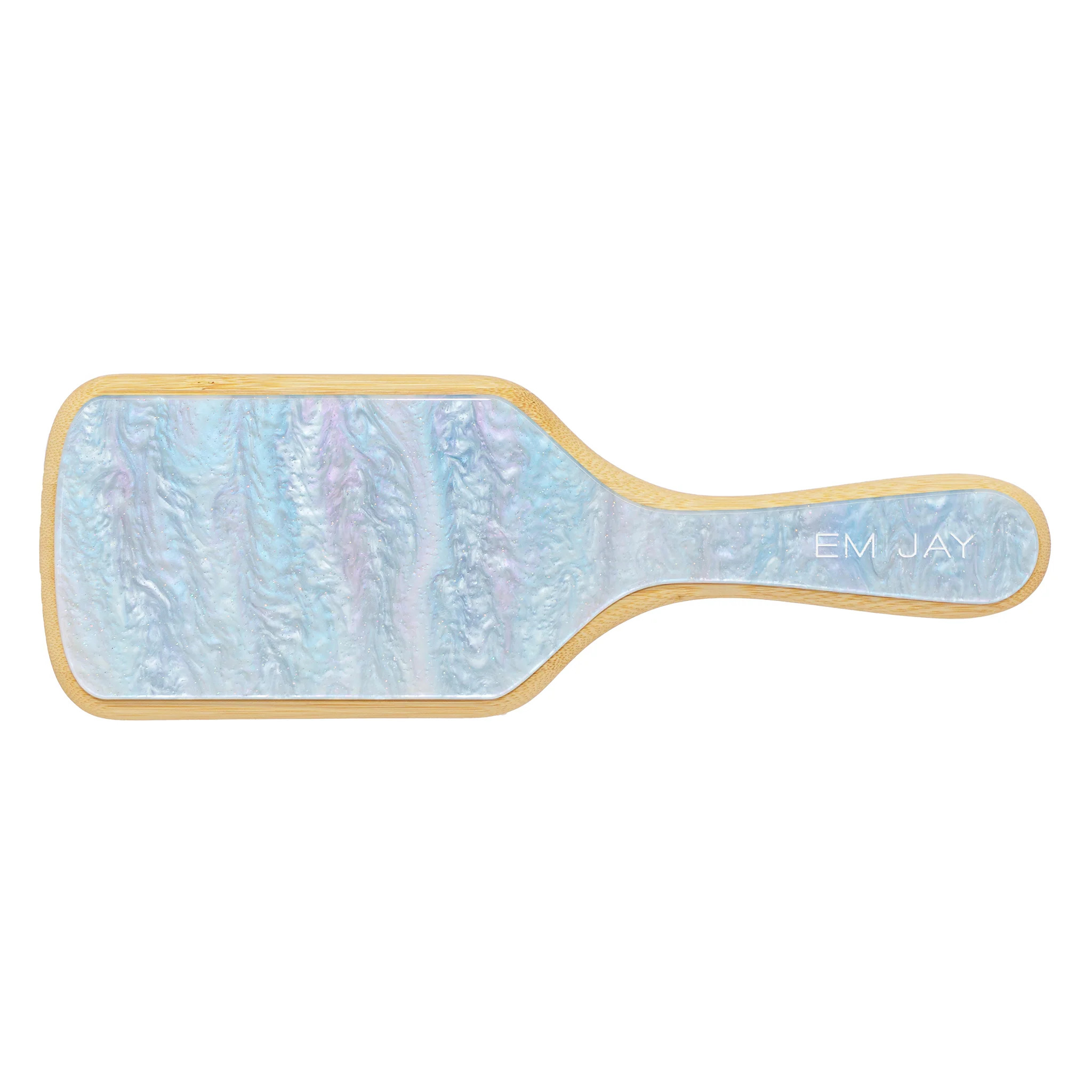 Bamboo Paddle Brush in Blue Sugar | Emi Jay
