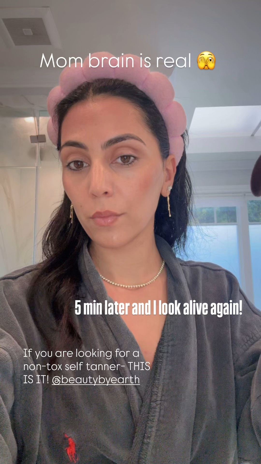 My basic morning routine

Vit c serum from auro wellness
tatche eye balm
osea face cream 
Nuface device every other day 
Makeup: Saie tinted spf, tart under eye corrector, dibs duo shade 5.5
Self tanner from beauty by earth 


#LTKSeasonal #LTKBeauty #LTKFallSale