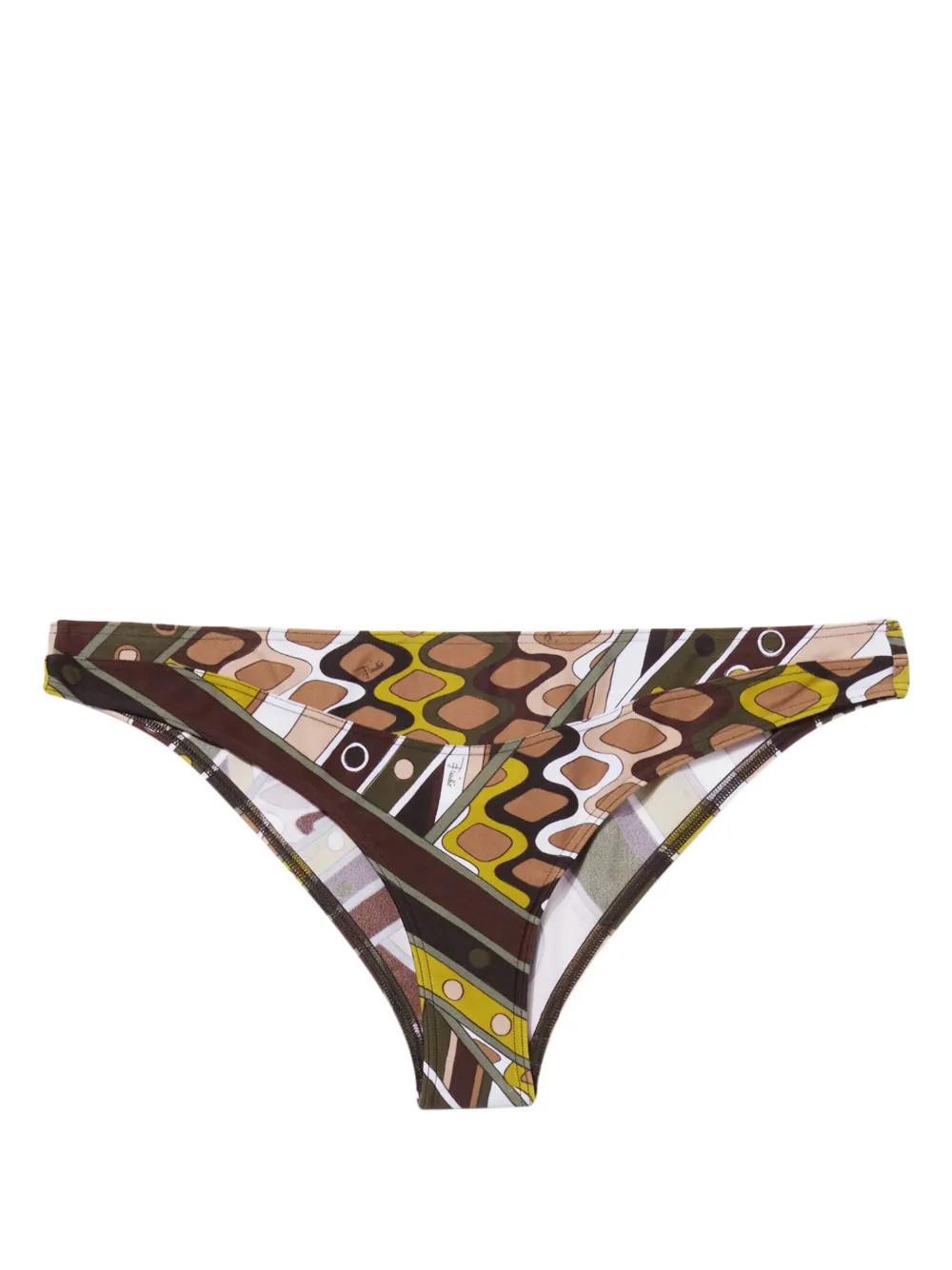 PUCCI Vivara-print bikini bottoms - Green | Farfetch Global