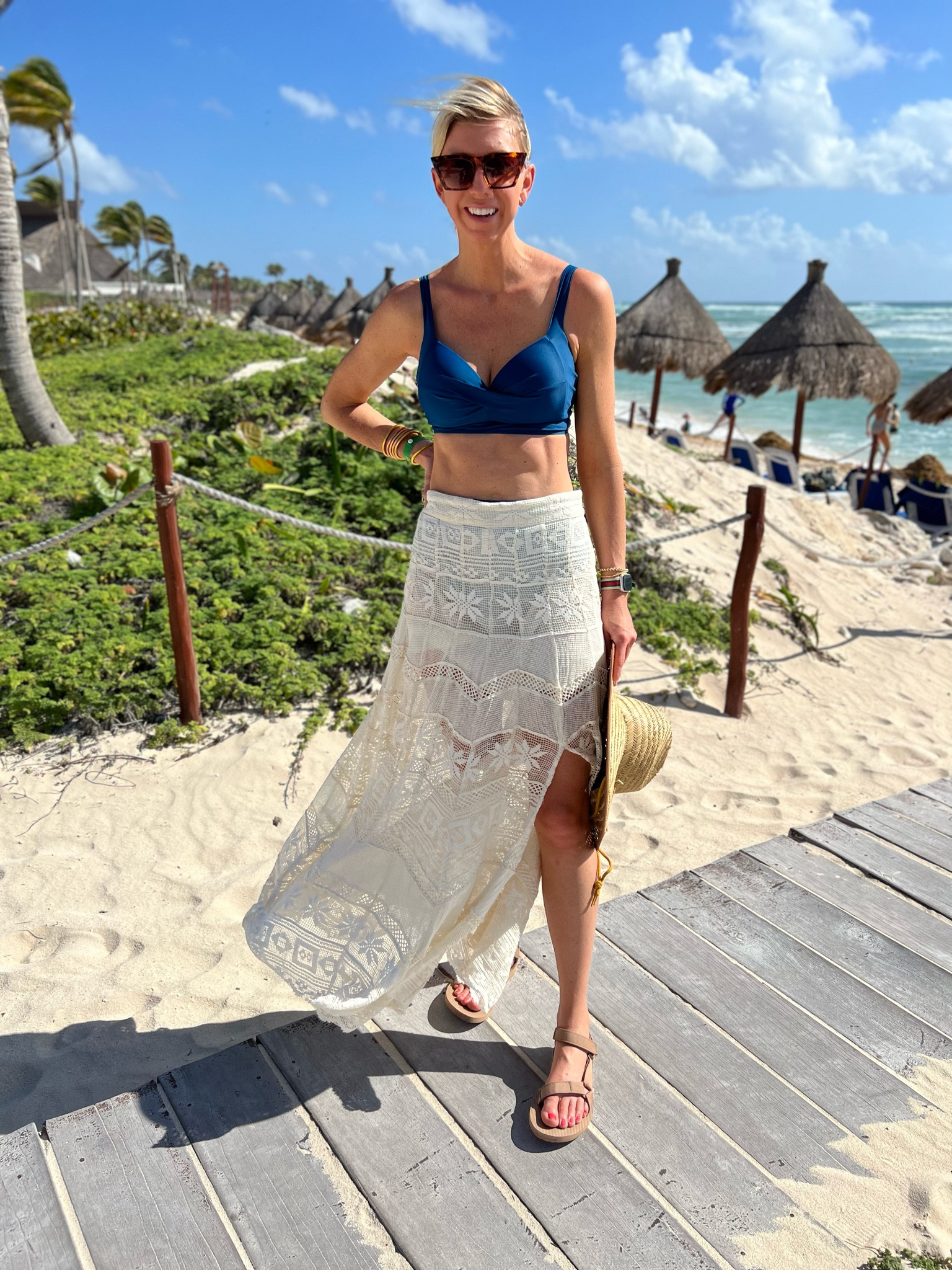 Vacation beach look w/ crochet skirt + Amazon 2 piece + Teva’s 
& hat

wearing a size small skirt 

#LTKswim #LTKstyletip #LTKSeasonal