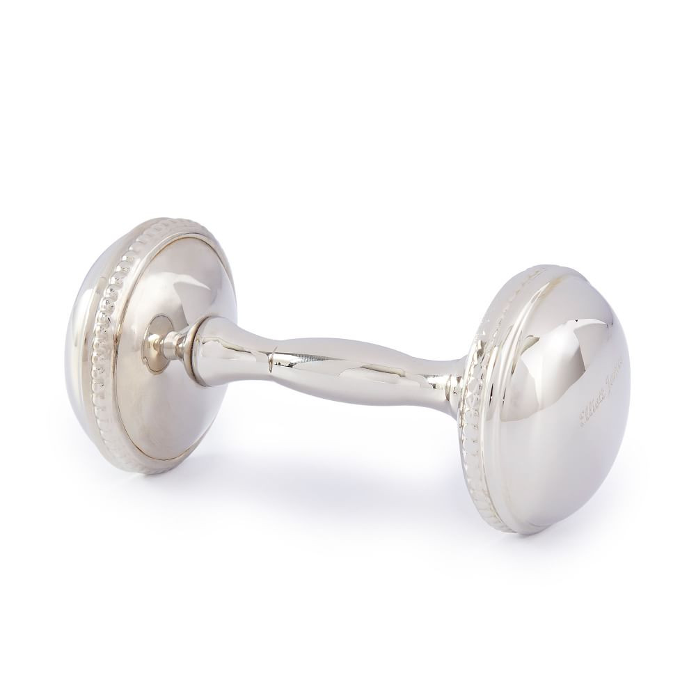 Silver Baby Rattle | Mark and Graham