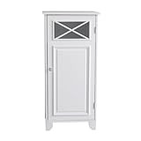 Elegant Home Fashions Dawson Bathroom Cabinet, STORAGE, White | Amazon (US)