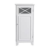 Elegant Home Fashions Dawson Bathroom Cabinet, STORAGE, White | Amazon (US)