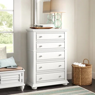Kaleb 5 Drawer Chest Beachcrest Home™ | Wayfair North America