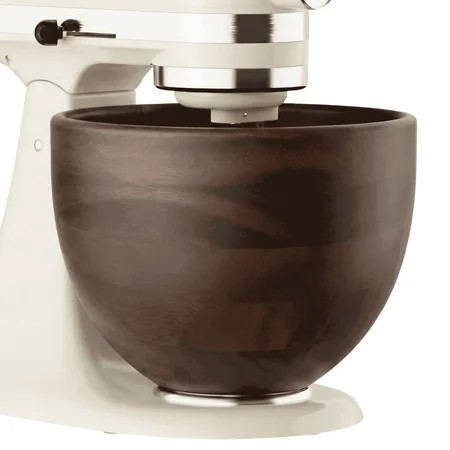 TOCOKEID 5 Qt Premium Natural Acacia Wood Mixer Bowl Attachment for KitchenAid 4.5-5 Qt Tilt-Head Stand Mixers | Walmart (US)