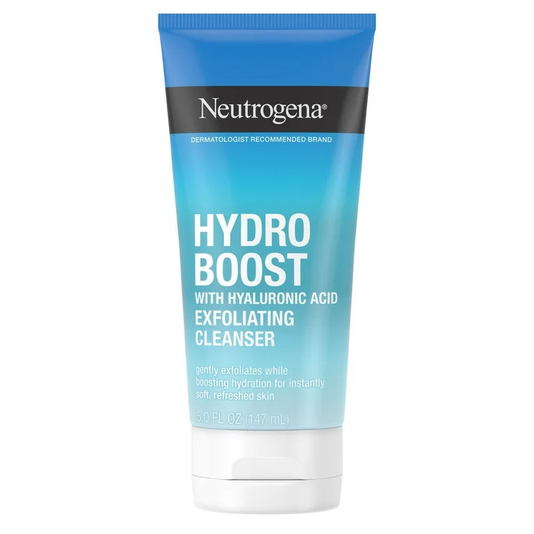 Neutrogena Hydro Boost Gentle Exfoliating Face Scrub, Cleanser & Face Wash for Women, 5 oz | Walmart (US)