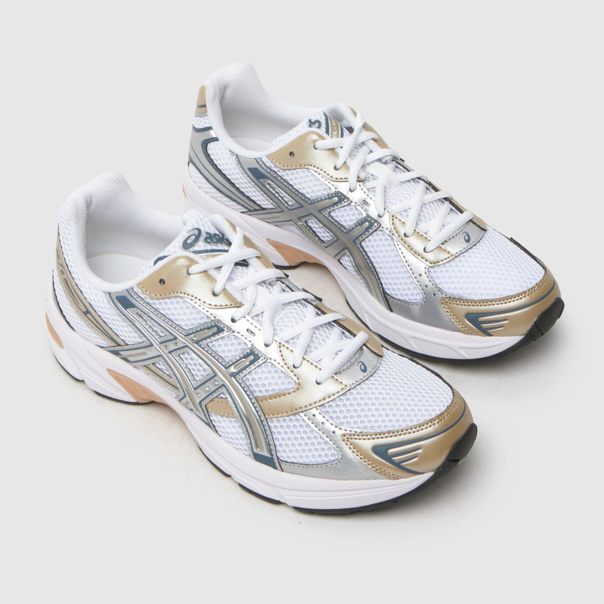 Mens White & Gold ASICS Gel-1130 Trainers | schuh | Schuh