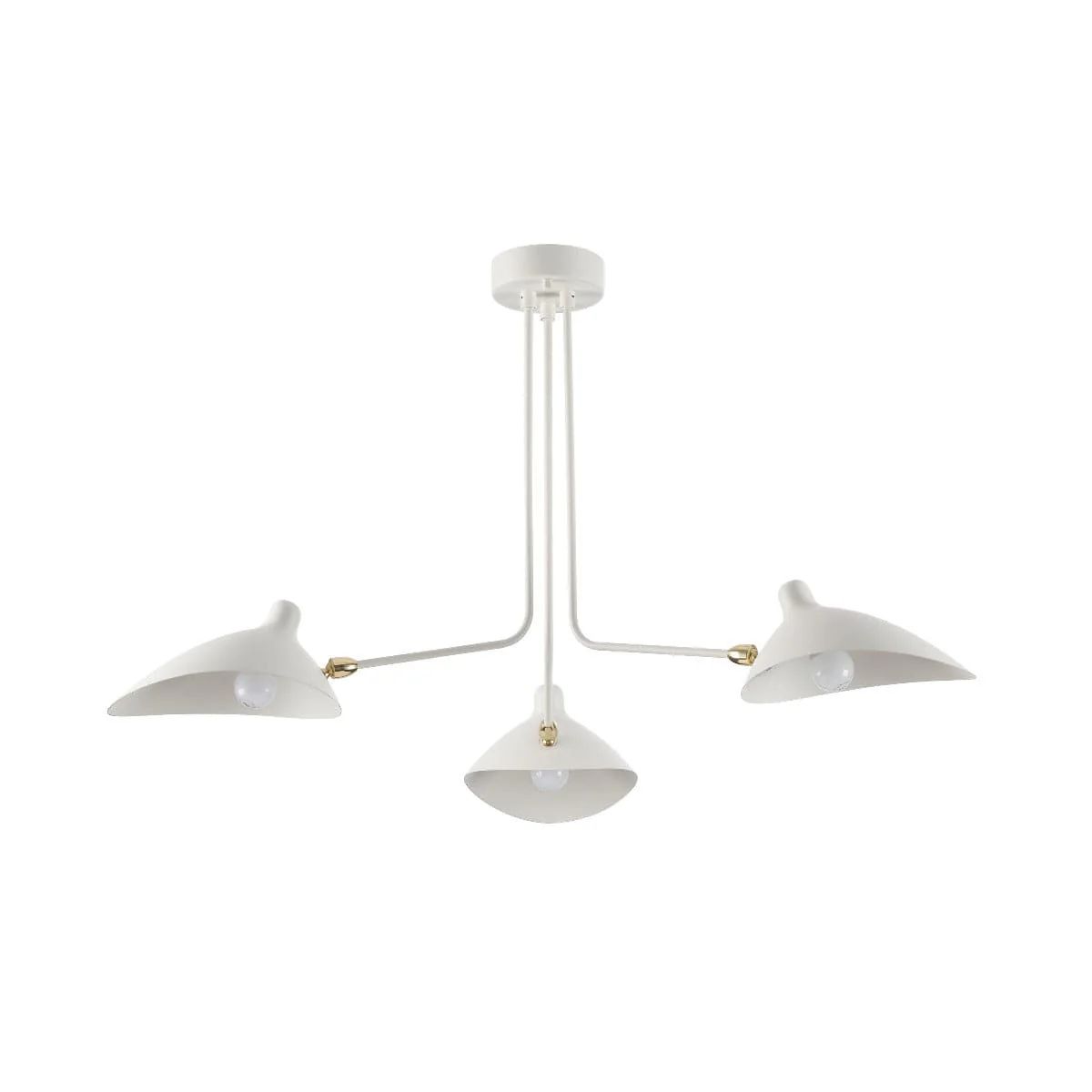 Three-Arm Mouille Ceiling Lamp - Classic Small | France and Son