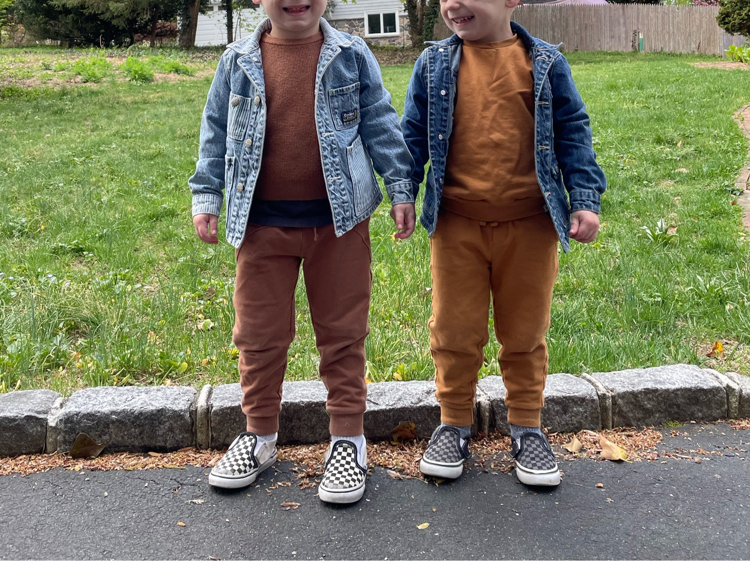 Twin boy OOTD spring fashion! Denim jacket, matching sets, vans sneakers ! 

#LTKkids #LTKbaby