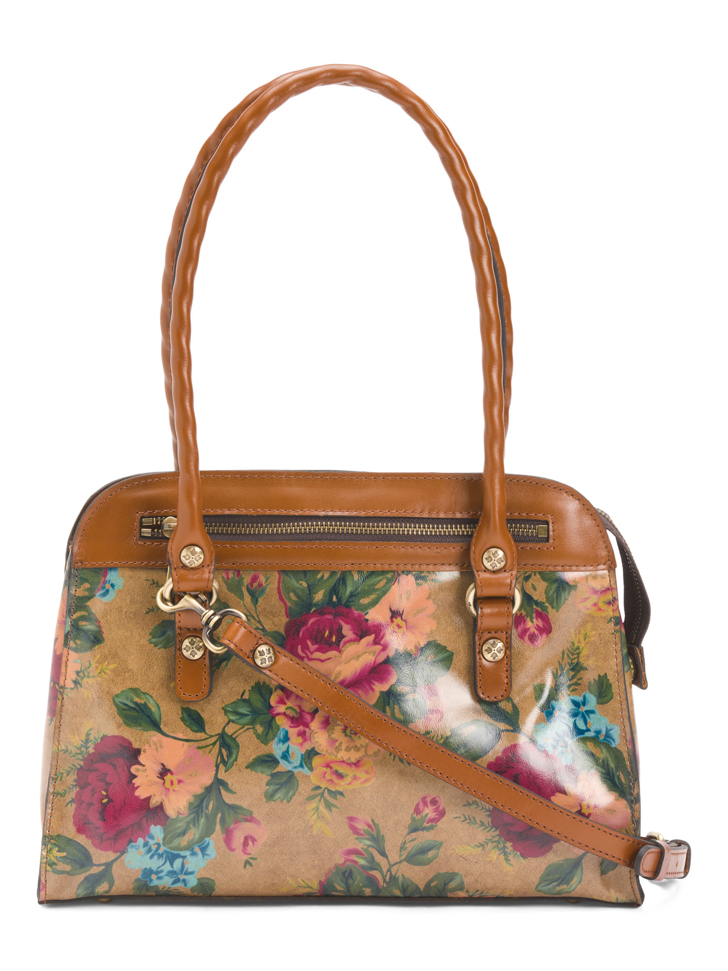 Leather Convertible Satchel | TJ Maxx