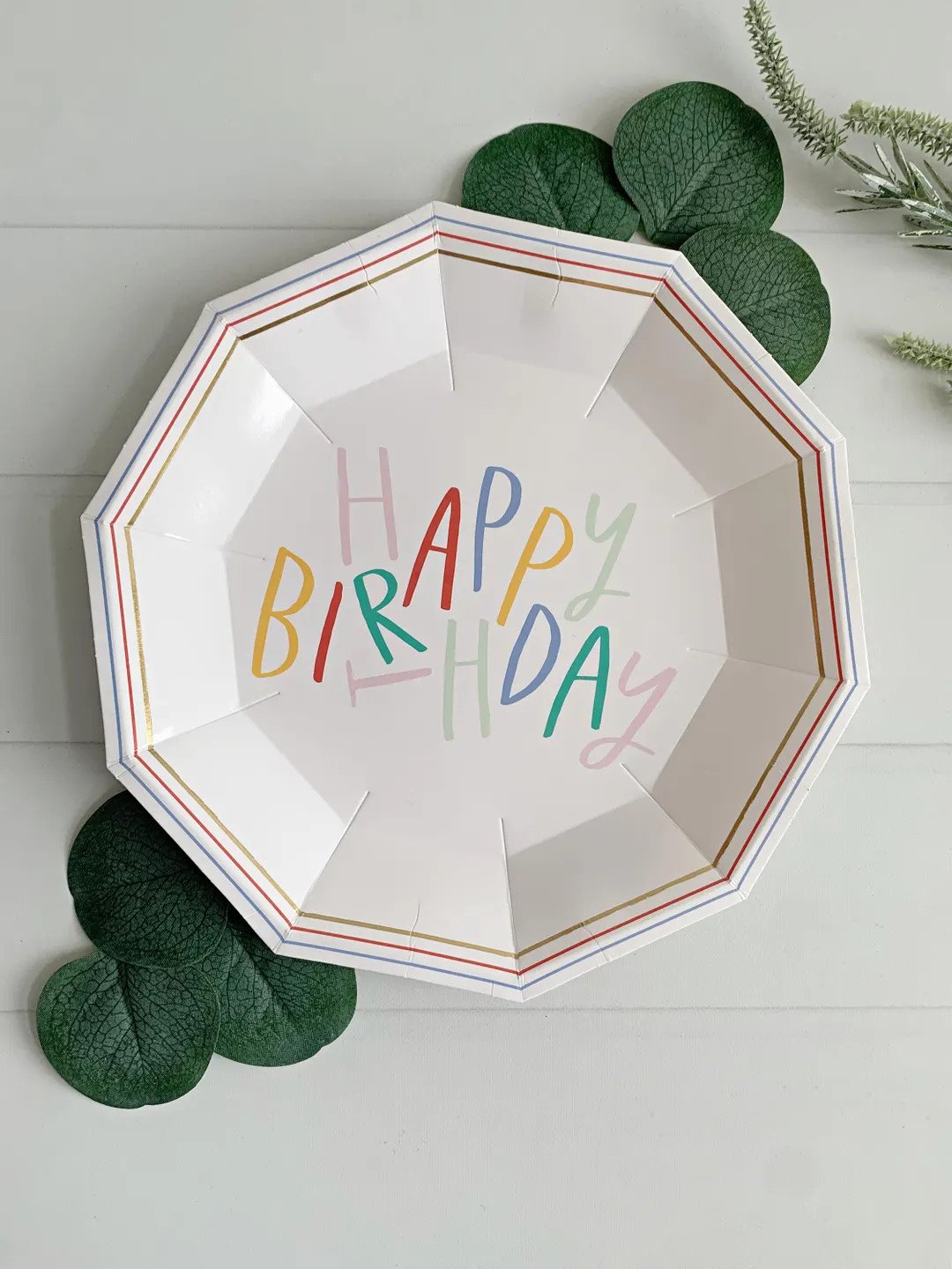 Happy Birthday Plates Brights for Kids and Adults - Etsy | Etsy (US)