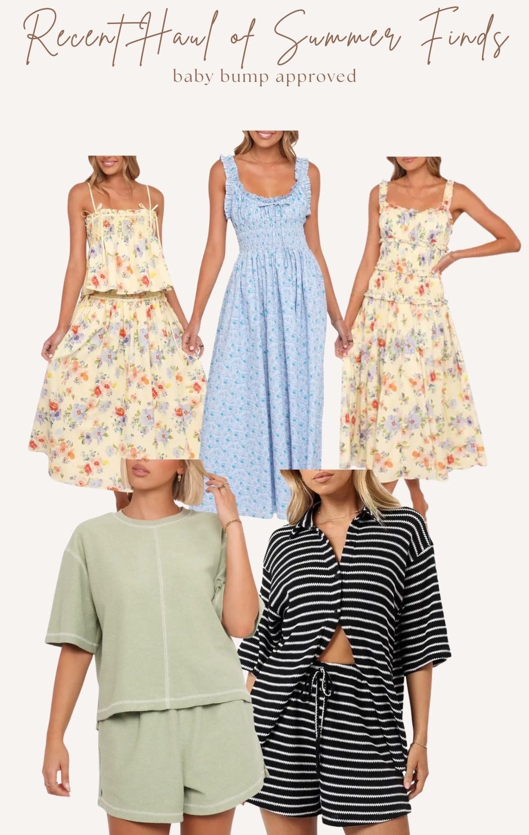 Found some good summer finds! The blue dress is 30% off! Perfect for summer + bump friendly. I’m trying to get by this summer without buying maternity clothes. 

Summer dresses | vacation dresses | Nordstrom finds | dress sale | summer sets

#LTKootd #LTKBump #LTKSaleAlert