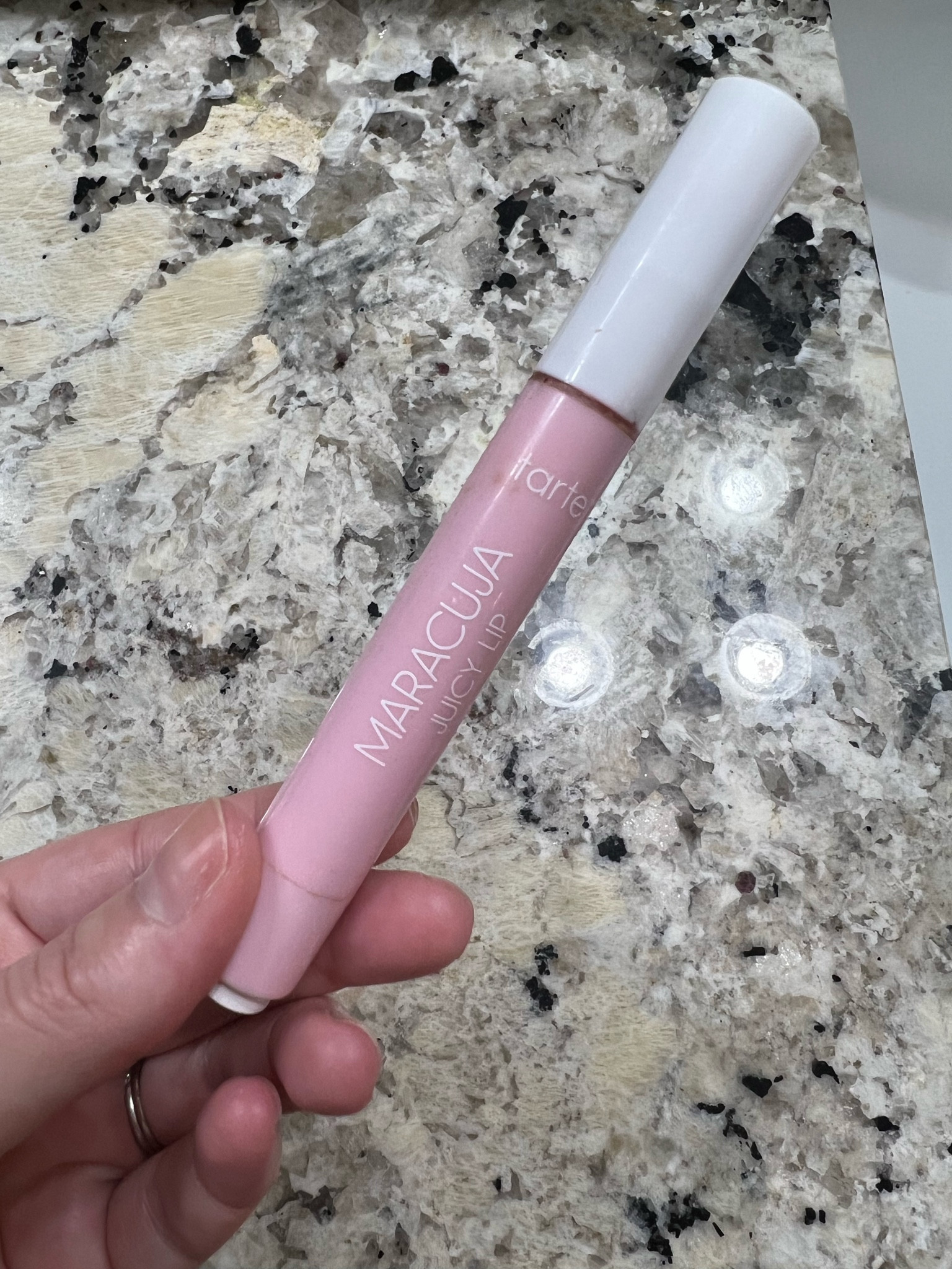 Tarte juicy lip
Shade rose 

#LTKstyletip #LTKFind #LTKbeauty