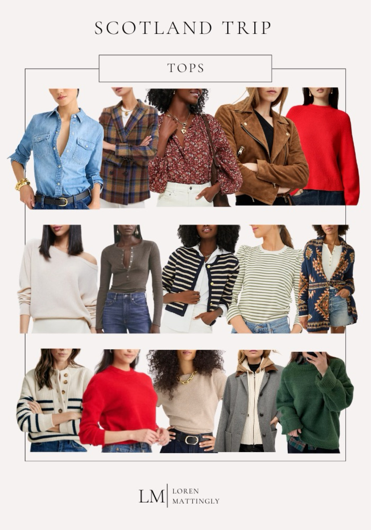 Tops I’m wearing on my Scotland trip! 🏴󠁧󠁢󠁳󠁣󠁴󠁿 

#LTKTravel