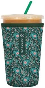 Sok It Java Sok Reusable Neoprene Insulator Sleeve for Iced Coffee Cups (Baby Elephant Walk, Medium: | Amazon (US)