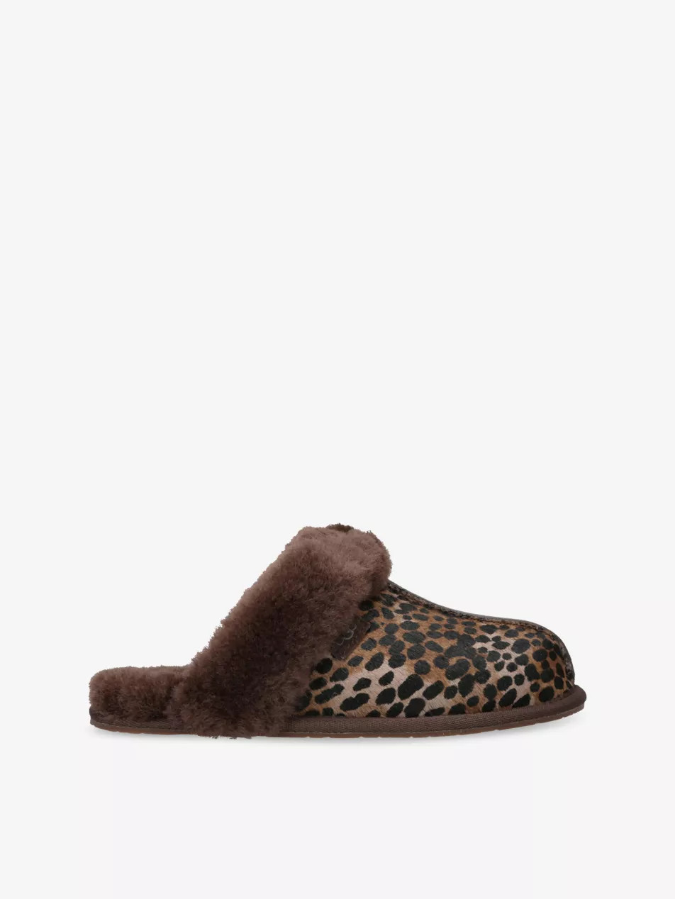 Scuffette Suede And Shearling Slippers | Selfridges