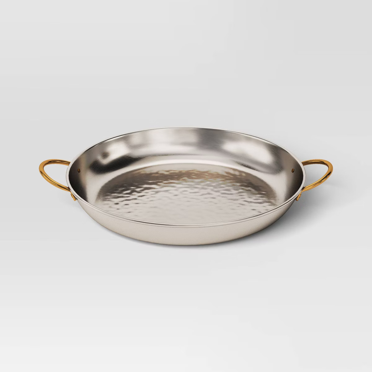 Coastal 14" Stainless Steel Round Serving Tray with Handle - Threshold™ | Target