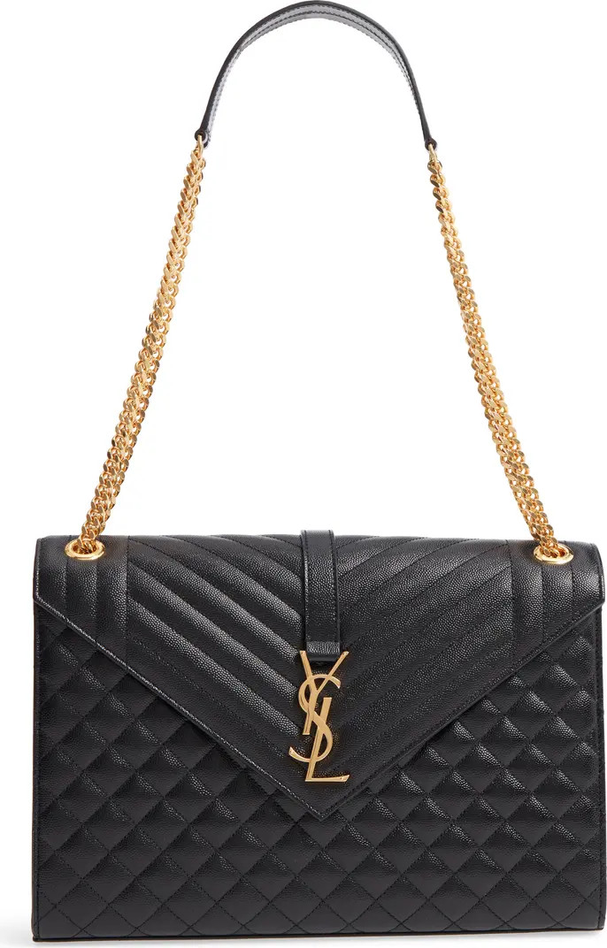Large Envelope Calfskin Shoulder Bag | Nordstrom