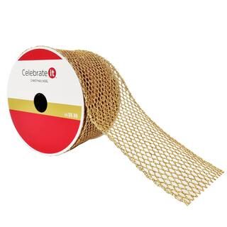 2.5" Mesh Wired Ribbon by Celebrate It™ Christmas | Michaels Stores