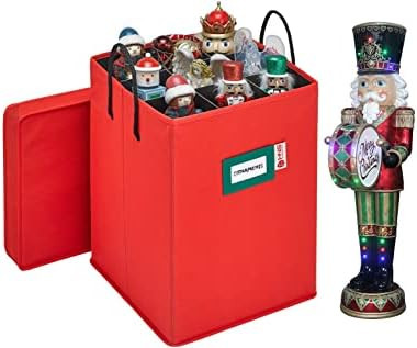Christmas Nutcracker and Figurine Collectible Storage Box - Stores Up to 9-16" Tall Nutcrackers, ... | Amazon (US)